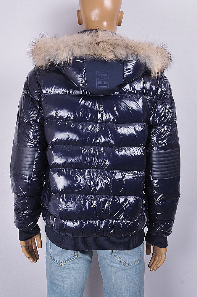 Mens Designer Clothes | PHILIPP PLEIN Men's Warm Winter Hooded Jacket 5